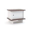 ML Night Stand White/Walnut - Oeuf NYC